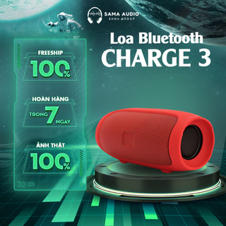 Loa bluetooth không dây charge 3 mini giá rẻ - vỏ nhôm, hổ trợ thẻ nhớ/usb - bao test