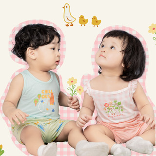 [ CHAANG SPRING ] Bộ hai dây, ba lỗ cho bé SS23