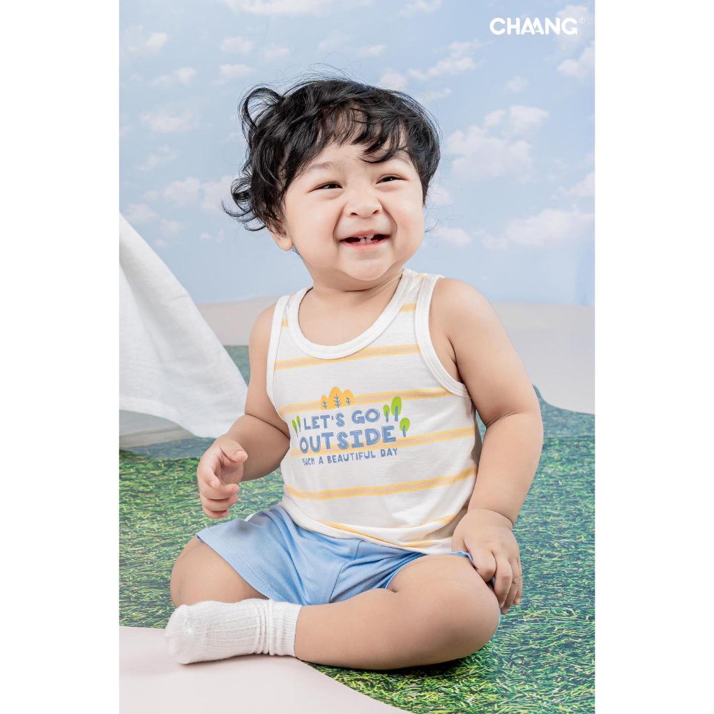 Chaang bộ ba lỗ hai dây cho bé SS23D01