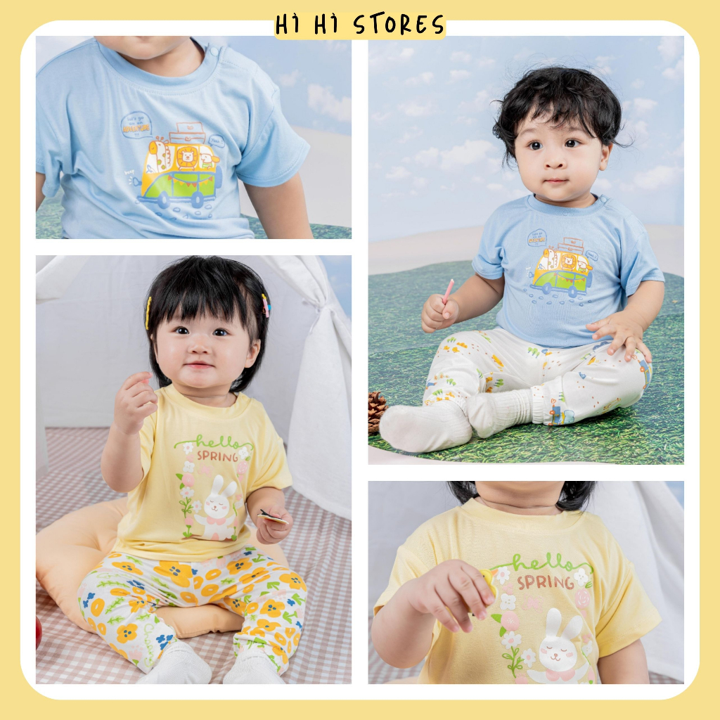 Chaang bộ cộc quần dài cho bé SS23D01