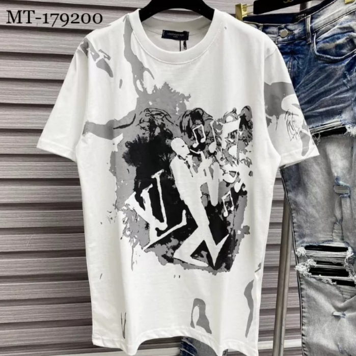 Áo thun LV form Unisex 100% cotton , Áo phông  form rộng họa tiết sôi động trẻ trung