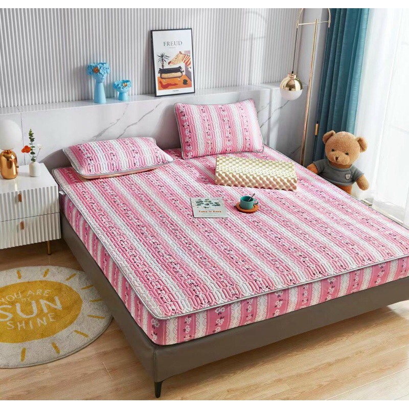 Chiếu Điều Hoà Cao Su Non Bo Chun Tới 30cm Đủ Kích Thước Chiếu Cao Su Non ,Chiếu Cao Su Bọc Đệm 2D Cao Cấp Đủ Kích Thước