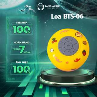 Loa bluetooth không dây hít tường nhà tắm bts-06 mini giá rẻ - nhỏ gọn tặng kèm sticker xinh xắn