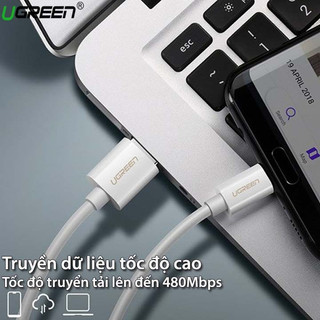 Cáp sạc USB C to USB A Ugreen 40888 40889 US253 (Sạc nhanh USB 2.0 - 5A QC3.0 40W)