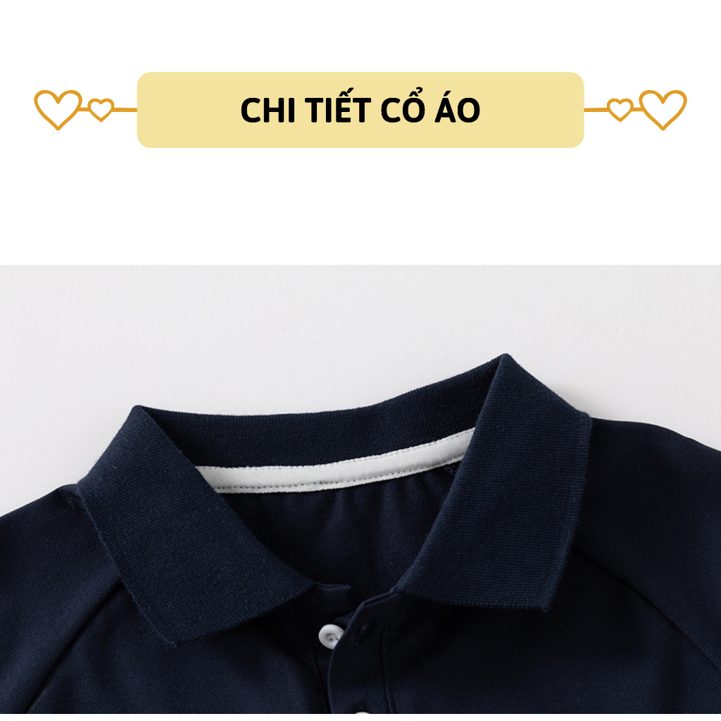 Áo Polo bé trai ngắn tay 27Kids KACADY áo thun sơ mi cộc nam cho trẻ từ 2-10 tuổi BSPO1