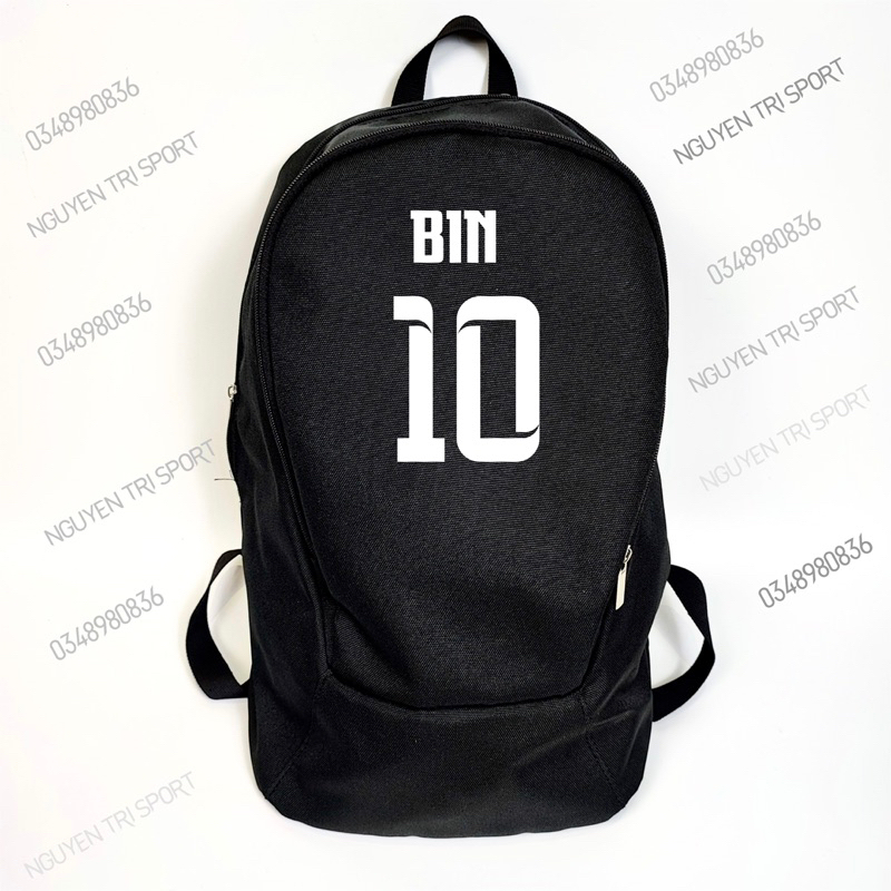 Balo in tên số logo theo yêu cầu