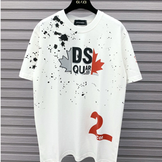 Áo thun Nam Nữ DS Quared tay lỡ form rộng vải cotton cao cấp, áo phông form rộng 100% cotton cao cấp