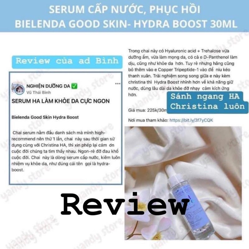 Serum Cấp Nước, Phục Hồi Bielenda Good Skin- Hydra Boost 30ML SERUM BIELENDA GOOD SKIN- HYDRA BOOST 30ML