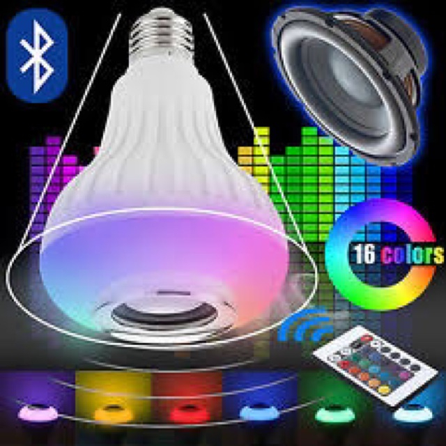 Rẻ nhất Loa Bluetooth không dây có đèn 48W LED Trong nhà ngoài trời Bluetooth Music LED
