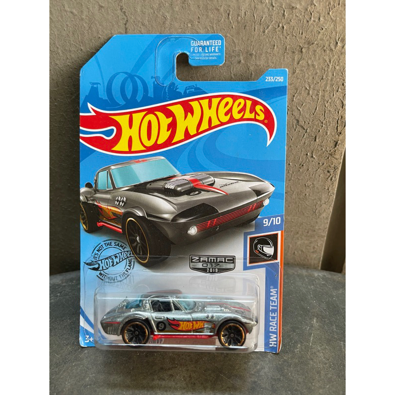 Xe mô hình đồ chơi cơ bản Hotwheels 1:64 - ZAMAC - Corvette Grand Sport