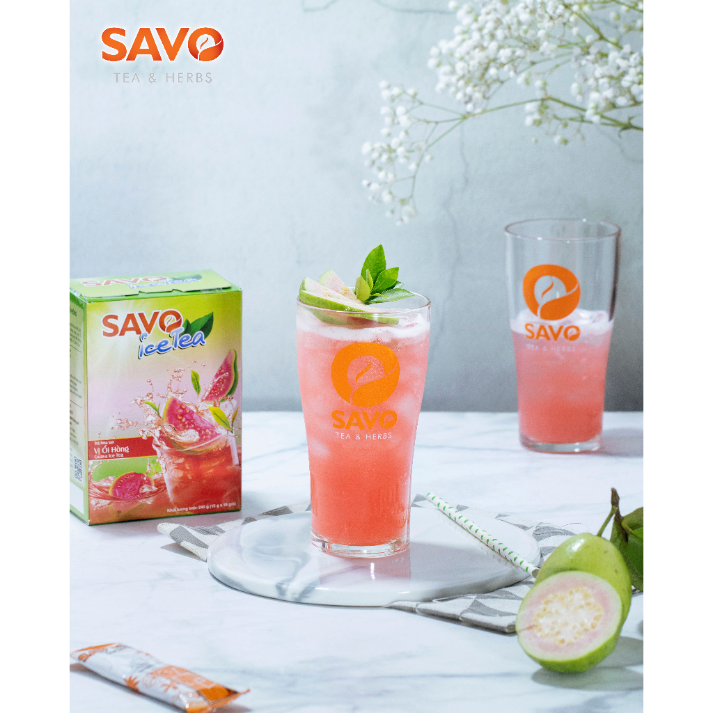 Trà Ổi Hồng Hòa Tan SAVO