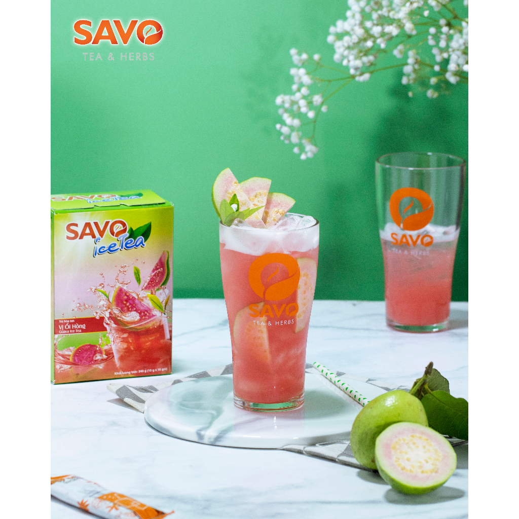 Trà Ổi Hồng Hòa Tan SAVO