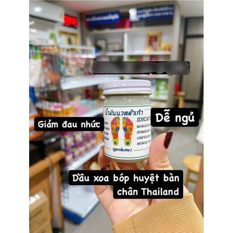 Dầu Xoa Bóp Huyệt Bàn Chân Thái Lan, Giảm Nhức Mỏi Lưu Thông Khí Huyết