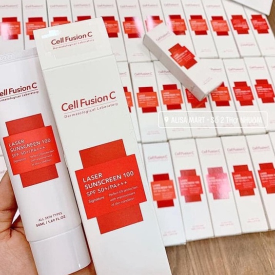 Kem Chống Nắng Cell Fusion C . Màu Đỏ , Xanh , Hồng . dung tích 50ml (lemo) | BigBuy360 - bigbuy360.vn