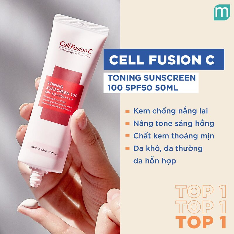 Kem Chống Nắng Cell Fusion C . Màu Đỏ , Xanh , Hồng . dung tích 50ml (lemo) | BigBuy360 - bigbuy360.vn