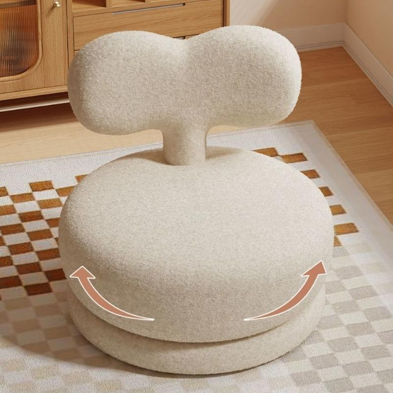 Sofa đơn lông cừu xoay 360 Ghế giải trí sáng tạo Ghế decor size lớn hàng nhập nhẩu New House City