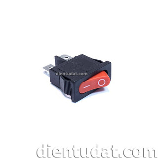 Công tắc bập bênh kcd1 - 250v 6a - đỏ đen
