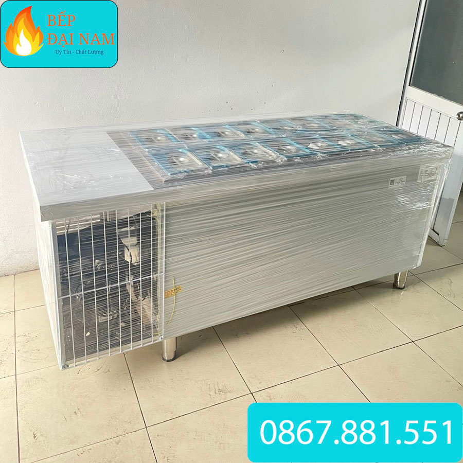 Tủ bàn salad 1500 mm| Tủ đông mát 450 lít