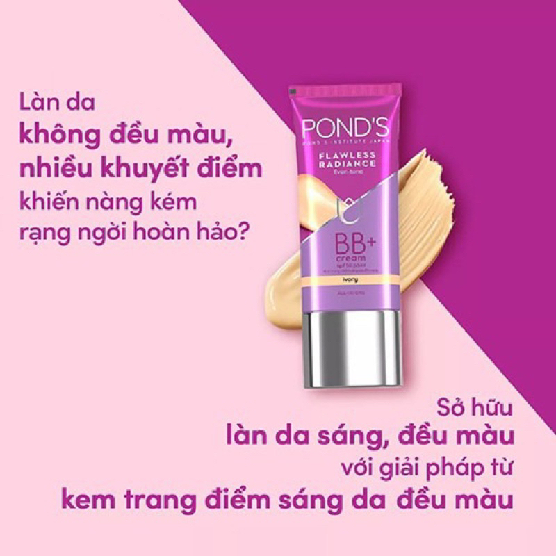 Kem nền BB trang điểm Pond’s sáng da đều màu 25g