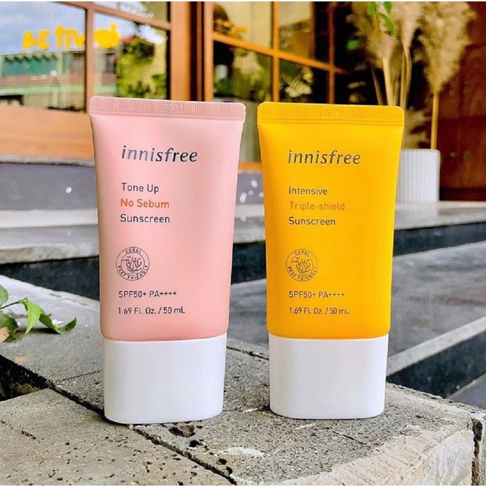 Kem chống nắng lâu trôi làm sáng da innisfree Intensive Triple Care Sunscreen SPF50+ mới 50ml (ngoc_huyen) | BigBuy360 - bigbuy360.vn