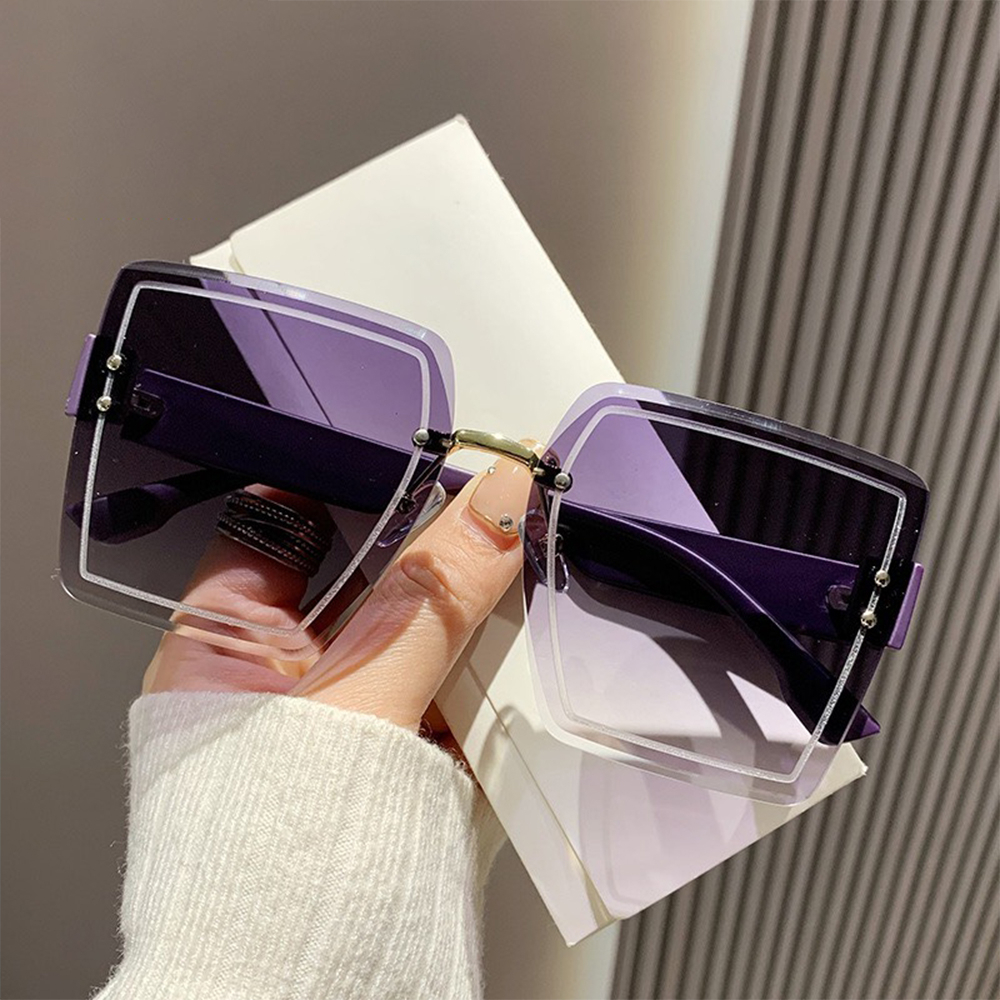 Mắt Kính Râm Mát Nữ Xi Ốc Sang chảnh 724 Chống UV Đi Biển Đi Xe Sang Chảnh - Hata24h