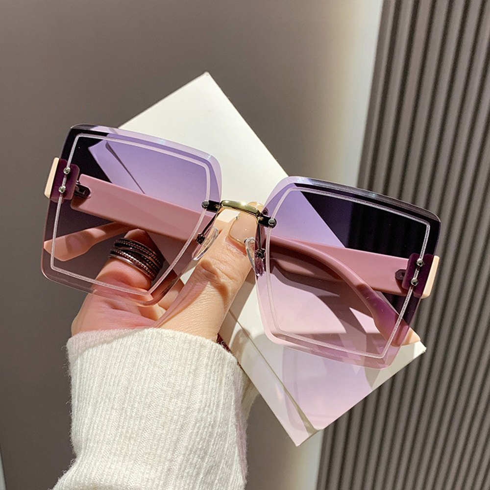 Mắt Kính Râm Mát Nữ Xi Ốc Sang chảnh 724 Chống UV Đi Biển Đi Xe Sang Chảnh - Hata24h