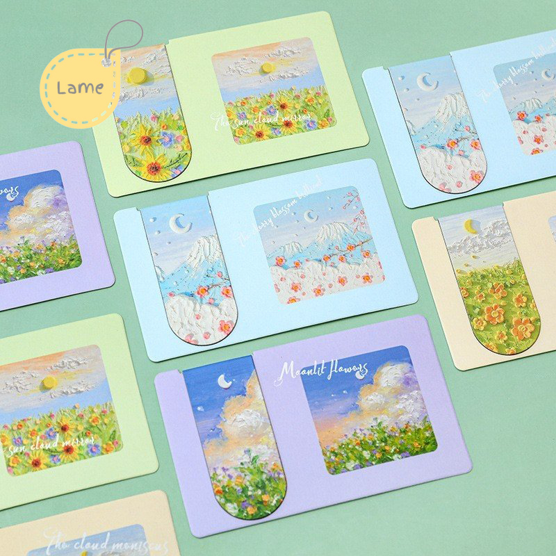 Đánh dấu sách nam châm bookmark hình tranh sơn dầu nghệ thuật LAME STORE