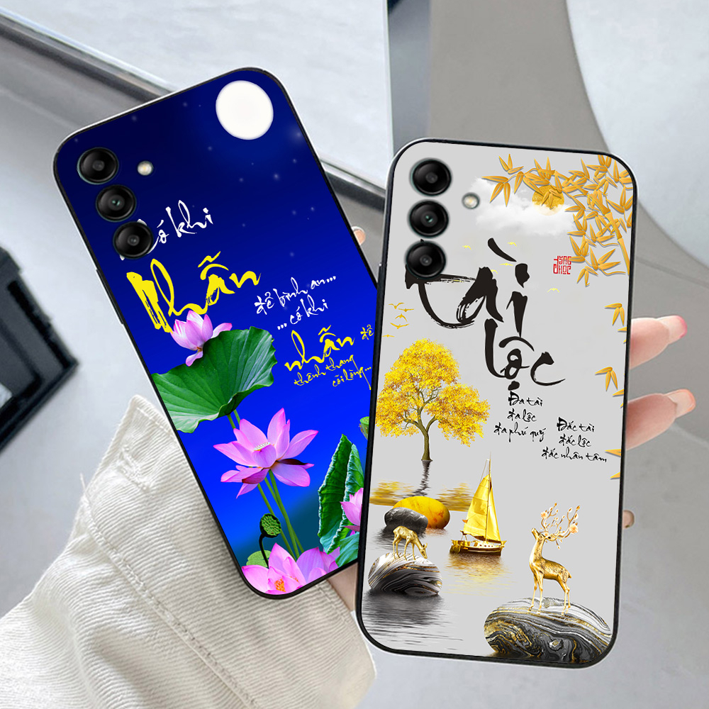 Ốp lưng Samsung a14 5g / ss a04s / ss a13 5g / ss a04 / ss a54 5g thư pháp tài lộc may mắn