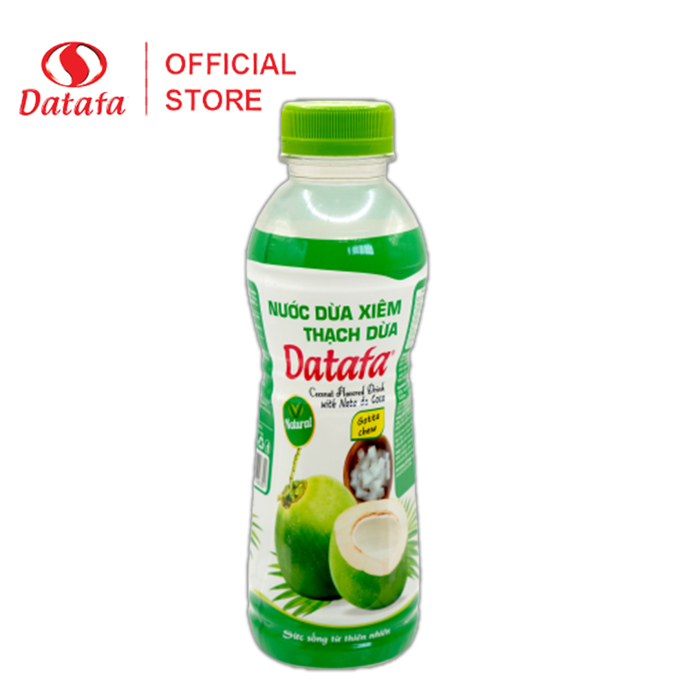 Nước Dừa Xiêm Thạch Dừa DATAFA - Thùng 24 Chai 500ml