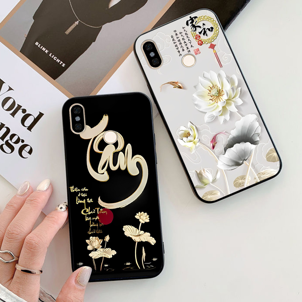 Ốp lưng xiaomi redmi note 5 / redmi note 5 pro thư pháp tài lộc may mắn