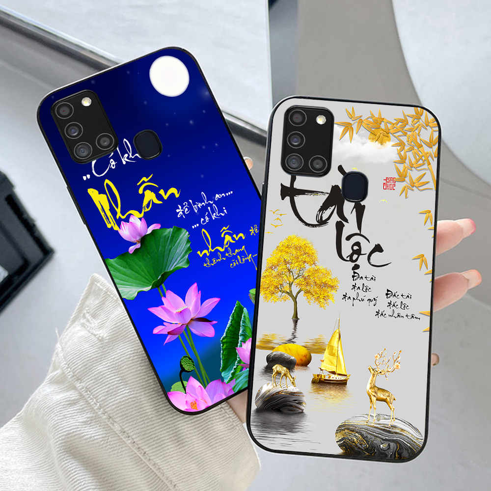 Ốp lưng Samsung a21s / a21 thư pháp tài lộc may mắn
