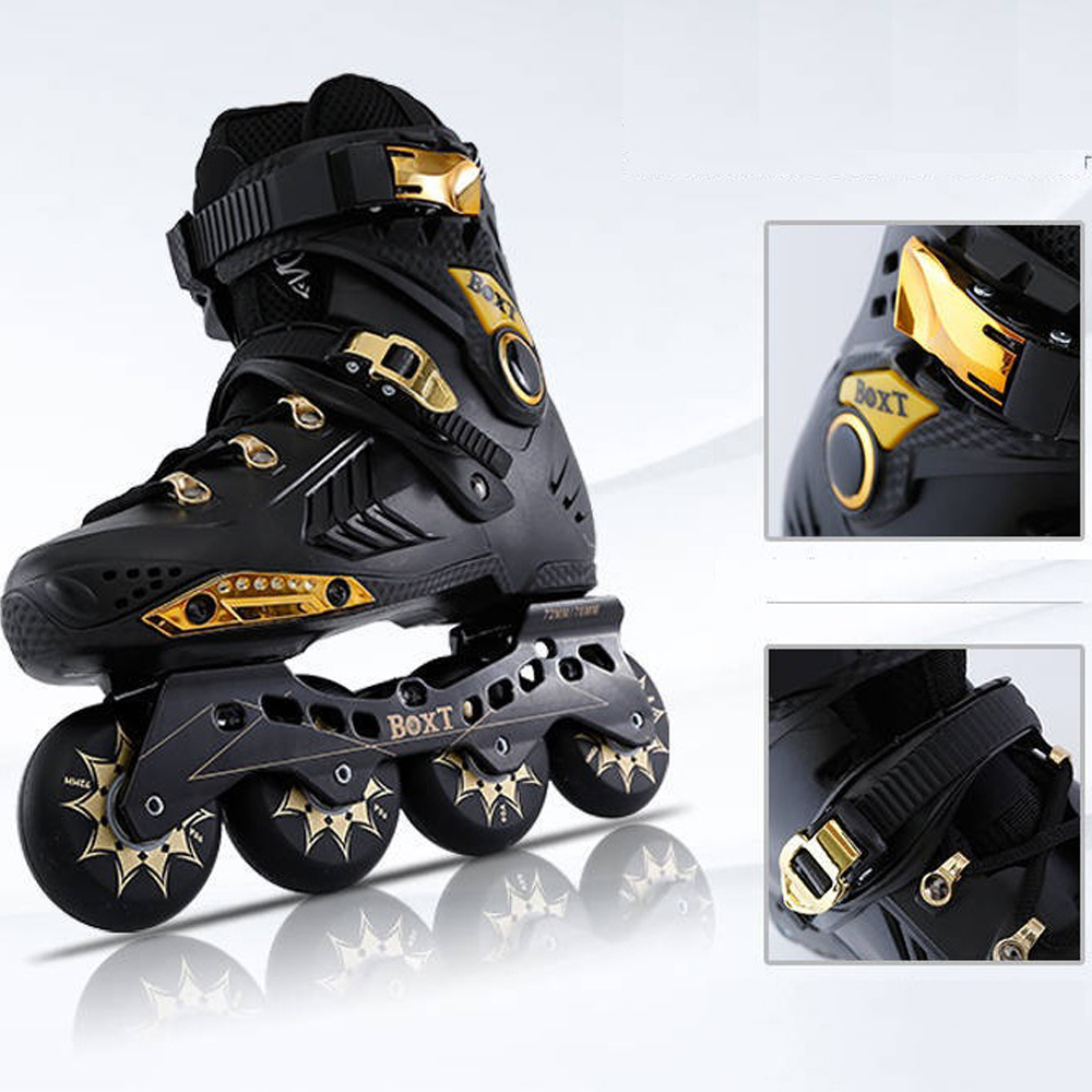 Giày patin người lớn thiếu niên cao cấp Weiqiu BOXT 8 bánh sáng