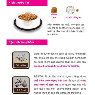 Thức Ăn Hạt Mềm Chó Con Zenith Puppy (Gói 500g)