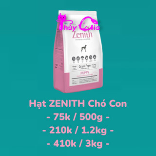 Thức ăn hạt mềm chó con zenith puppy