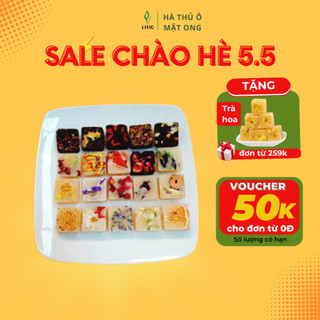 Trà hoa cúc đường phèn thảo mộc dưỡng nhan mix 20 vị nhài hoa hồng táo đỏ kỉ tử thư giãn thanh tịnh LITICTV
