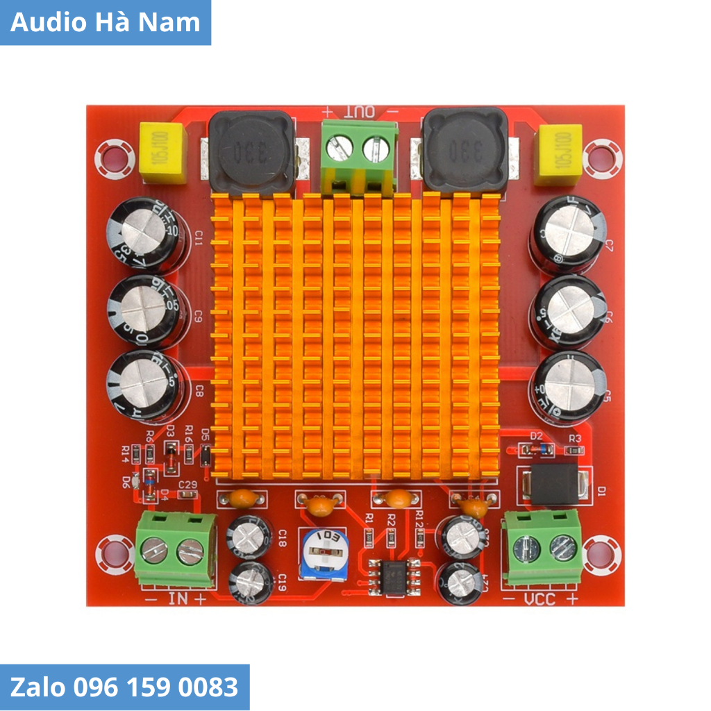 Mạch khuếch đại kỹ thuật số XH-M544 chip TPA3116D2 TPA3116 Mono 150W 12-26V