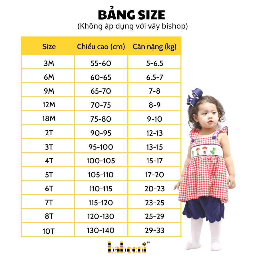 Váy đầm công chúa thêu tay hồng cao cấp BABEENI dành cho bé gái- BN3150