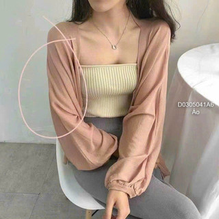 Áo khoác len tay bo form dài chuẩn hàng nhập