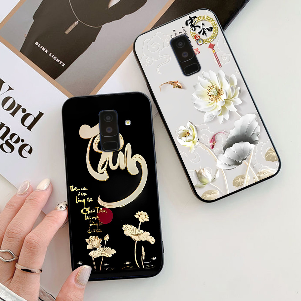 Ốp lưng Samsung a6 2018 / ss a6 plus / ss j8 2018 thư pháp tài lộc may mắn