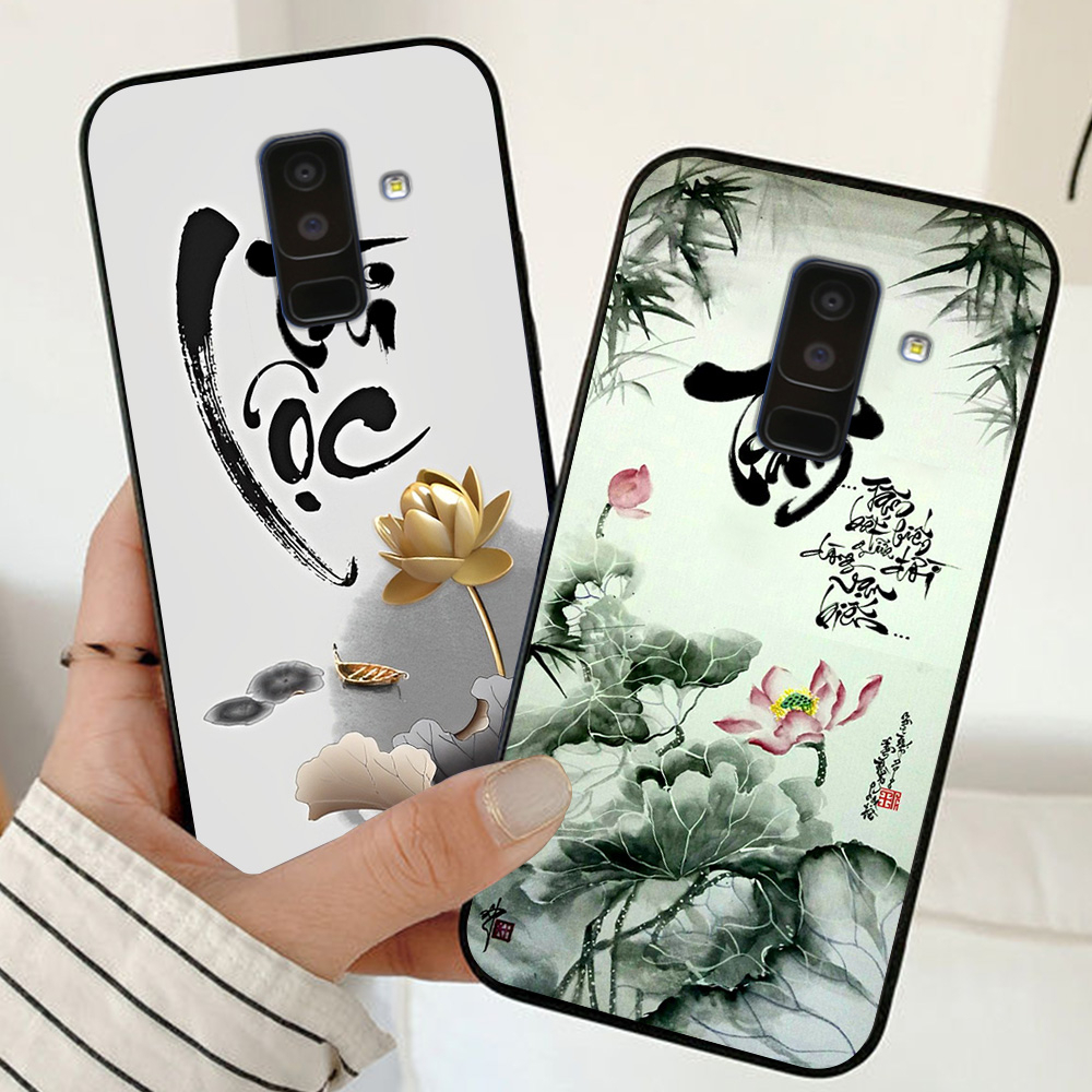 Ốp lưng Samsung a6 2018 / ss a6 plus / ss j8 2018 thư pháp tài lộc may mắn