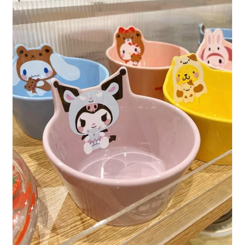 Tô / Bát gốm nhân vật Sanrio chính hãng Miniso 400ml [ Order ]