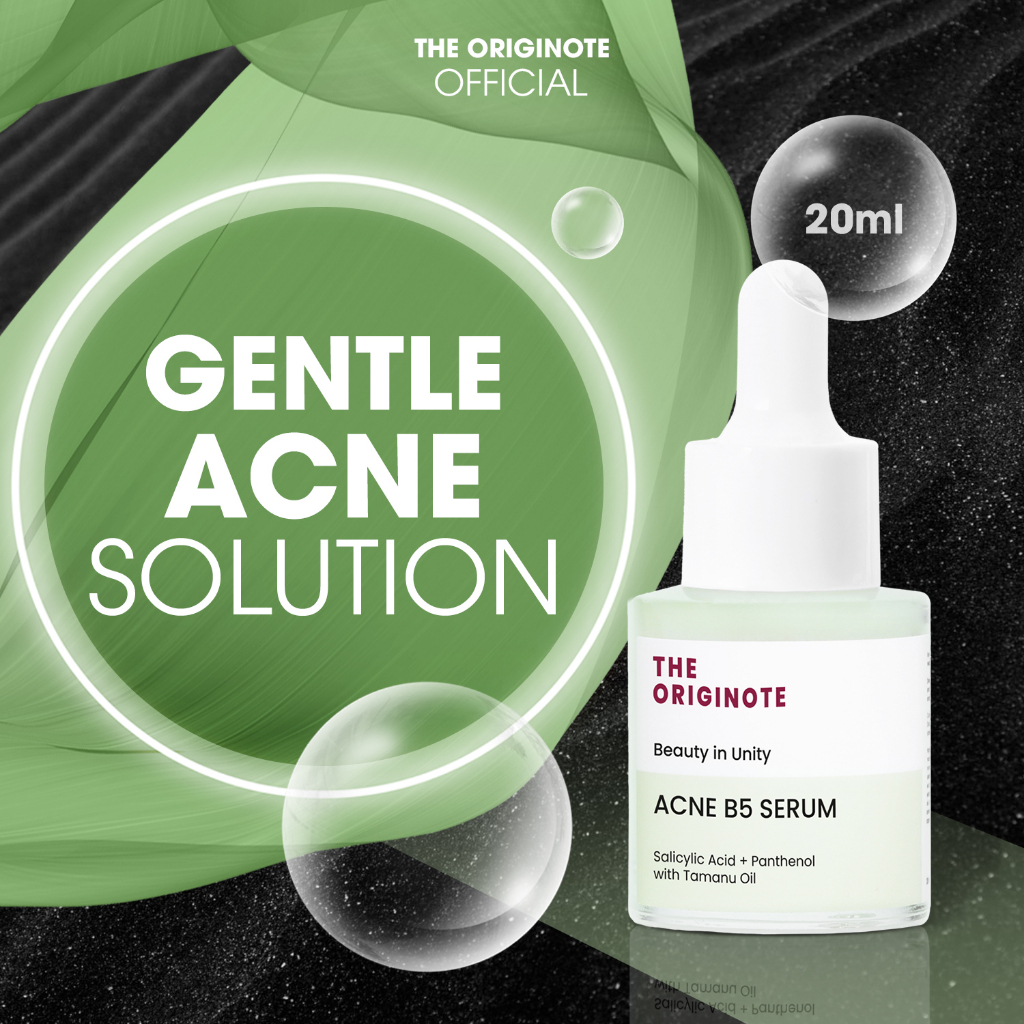 Serum giảm mụn dịu da The Originote Acne B5 Serum với 2.5% Salicylic Acid Panthenol Tamanu Oil 20ml 7611