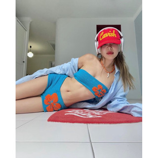 Bộ sét len đan móc thủ công cho nàng đi biển
