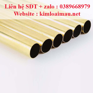 Ống đồng vàng Phi 19x1mm dài 1 mét