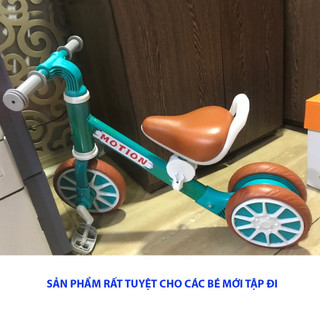 Xe đạp ba bánh đa năng kiêm xe chòi chân xe thăng bằng cho bé