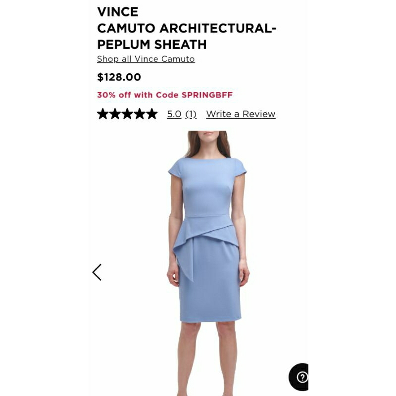 Đầm peplum Vin**ce