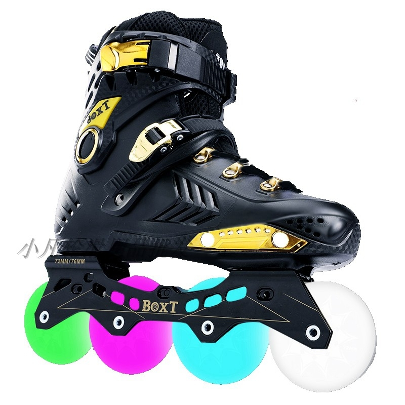 Giày patin người lớn thiếu niên cao cấp Weiqiu BOXT 8 bánh sáng