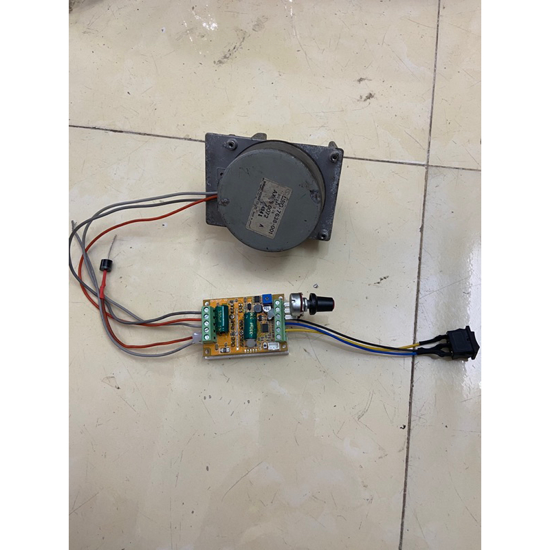 Combo motor giảm tốc+ mạch 12-24v 350w