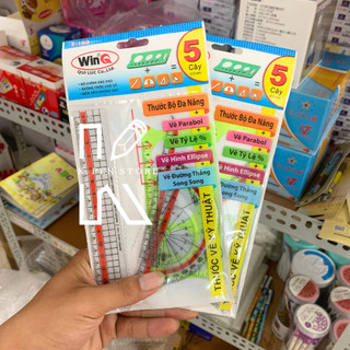 Thước bộ hình học 5 món winq t160