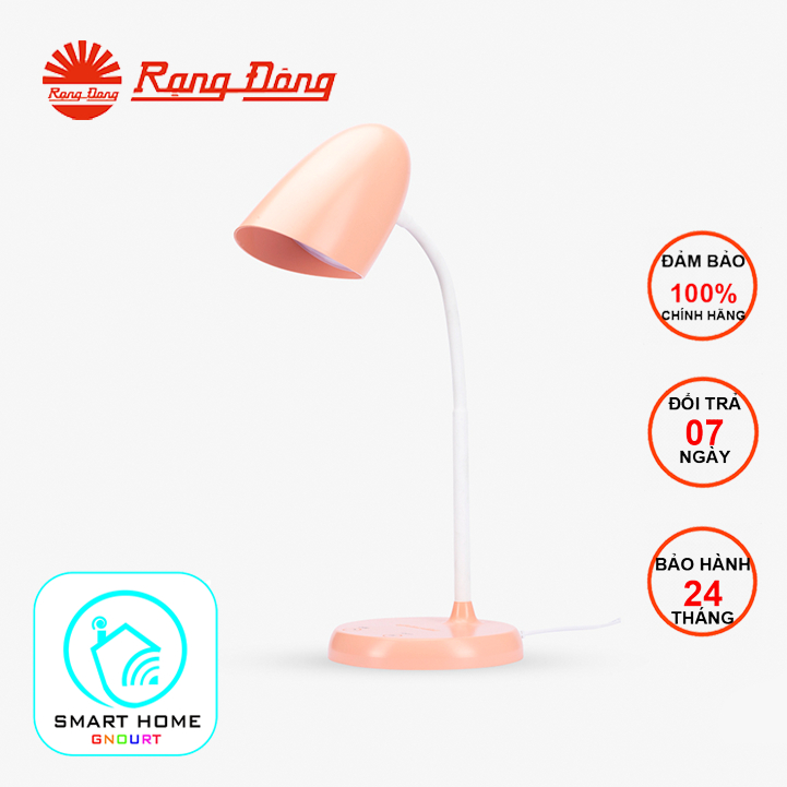Đèn bàn Rạng Đông RD-RL-38 Plus thiết kế gọn nhé, công suất 6W, ánh sáng bảo vệ mắt
